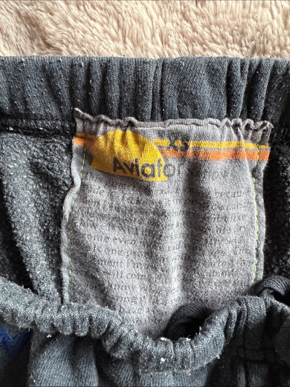 Aviator Nation Dark Gray Sweatshirt with Yellow Accent - Picture 4 of 5